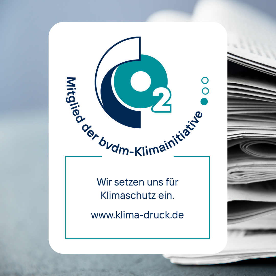 Wir sind Mitglied der bvdm-Klimainitiative