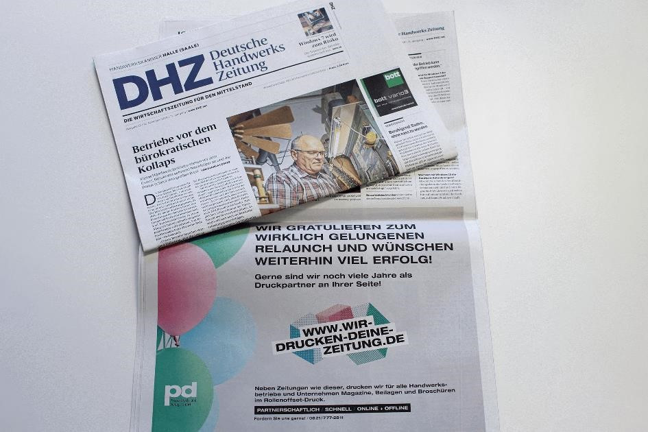 Relaunch der Deutschen Handwerks Zeitung